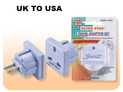 SS422 British UK To US Adapter Plug