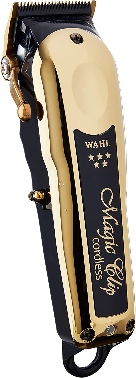 Wahl Professional Star Gold Cordless Magic Clip Hair Clipper for Professional  Barbers and Stylists Model