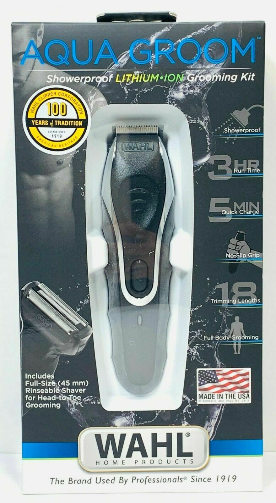 wahl lithium ion beard trimmer attachments
