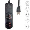 Seven Star 110-220 Volt Surge Protector USB Power Strip SS-505 Dual Voltage Worldwide Use