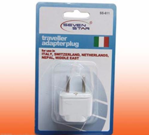 Plug Adapter - Europe / Asia 4mm - Universal Plug to Europe/Asia Style Plug